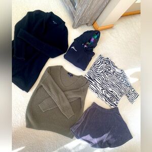 5 Ladies, Sz M Clothing items! 2 FOREVER 21, 1 GAP, 1 boxercraft, 1 Grayson/Trds